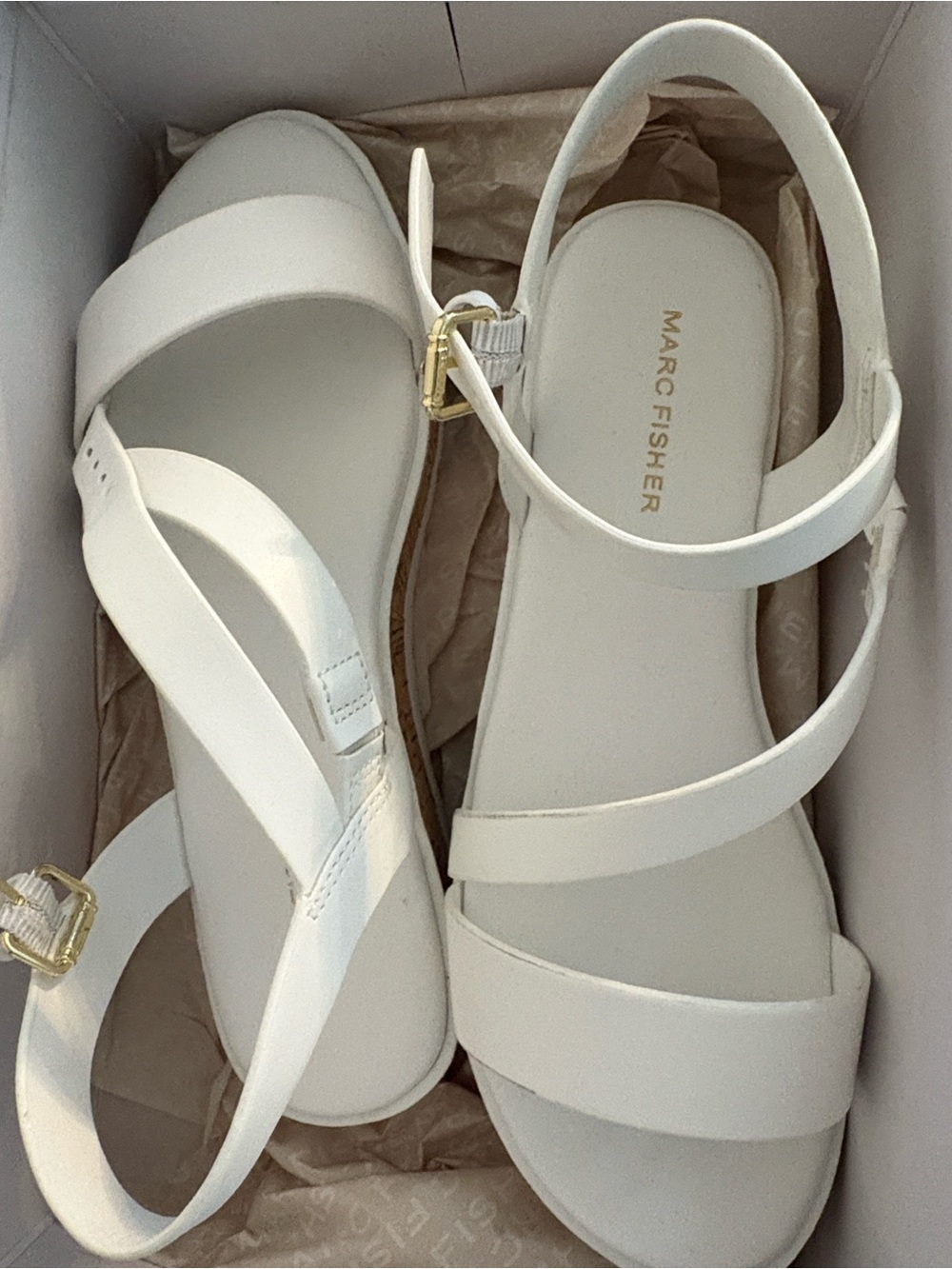 Marc Fisher Women's Grandie Treaded Flatform Wedge Sandals